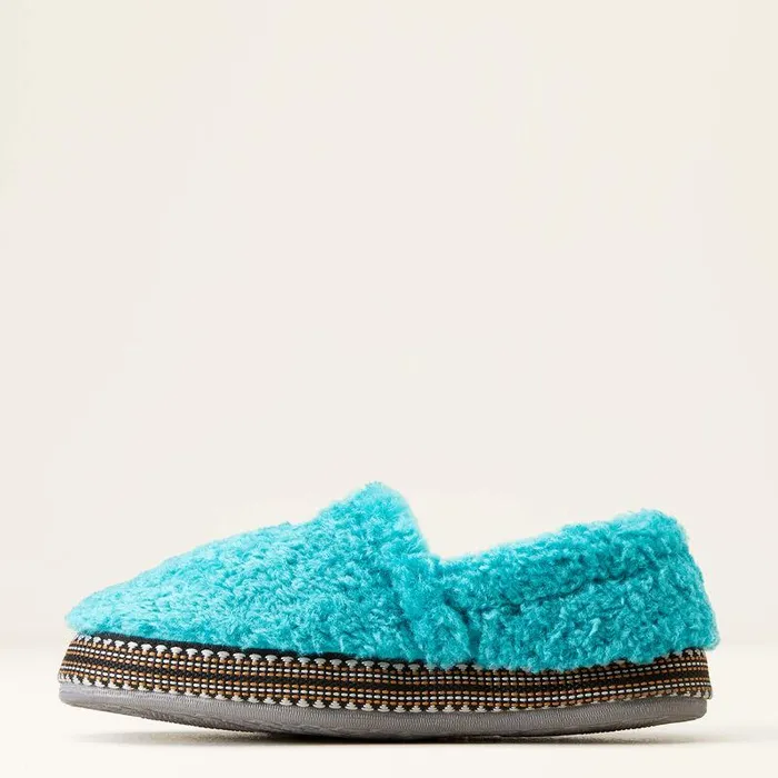 Women Slippers Ariat Snuggle Bright Turquoise