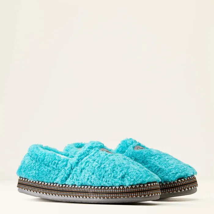 Women Slippers Ariat Snuggle Bright Turquoise