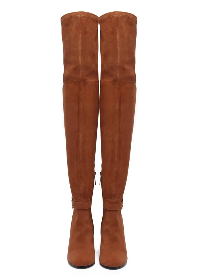 Women Sloane Over The Knee Boot Tan Holland Cooper Boots