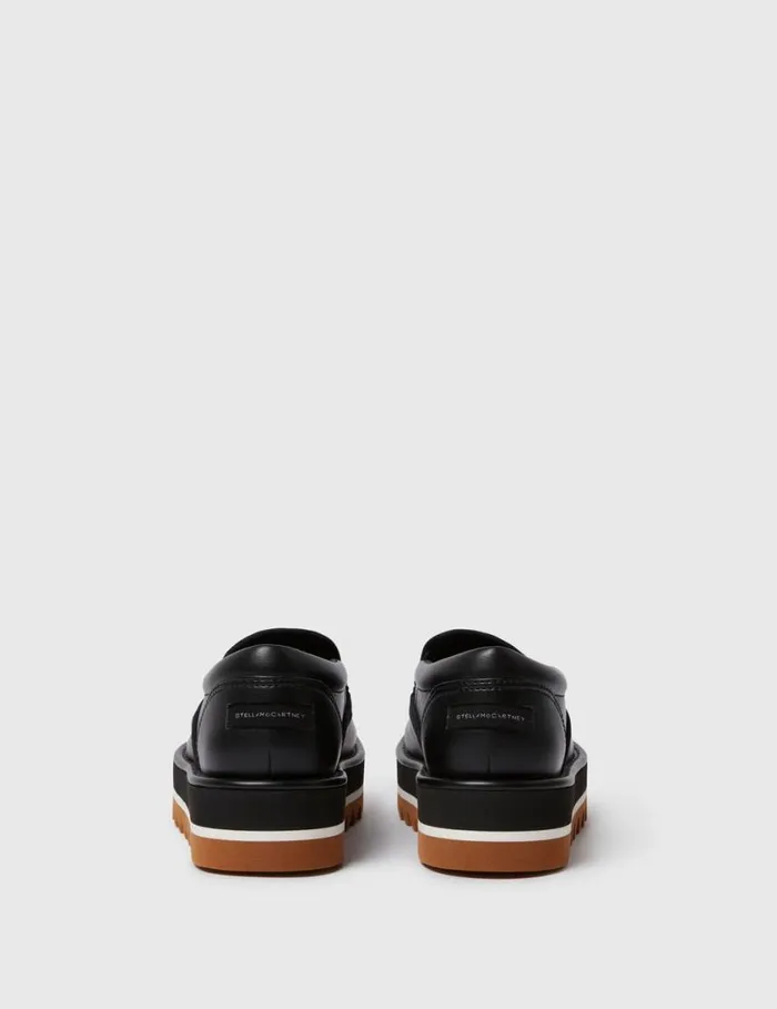 Women SneakElyse Platform Slippers Black Stella McCartney Flats