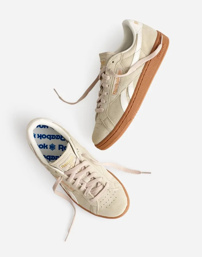 Women Sneakers Madewell Reebok Club C Grounds UK Sneakers Classic Beige Chalk Gum