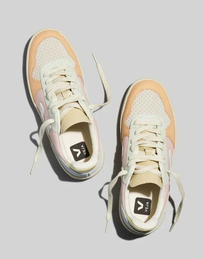 Women Sneakers Madewell Veja V10 Sneakers Petal White Multico
