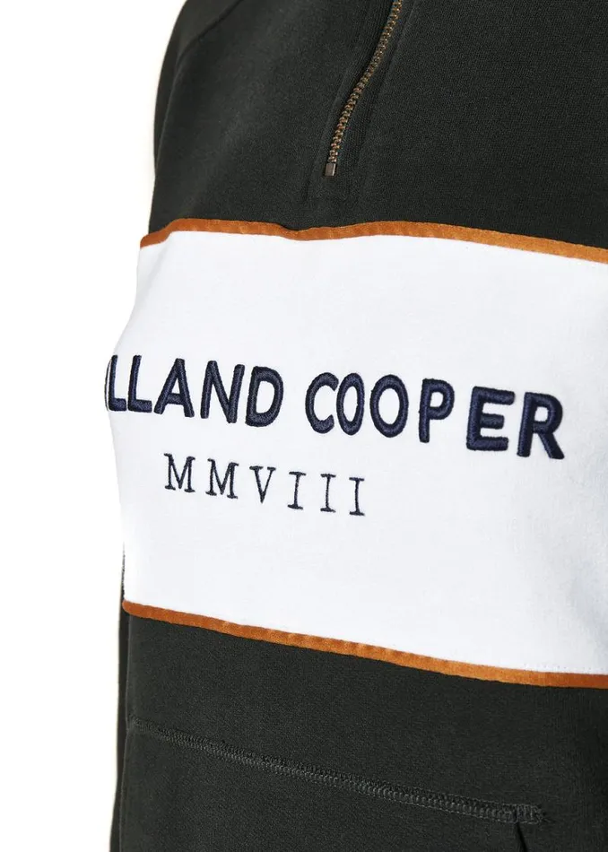 Women Sporting Heritage Zip Henley Racing Green Holland Cooper Henley