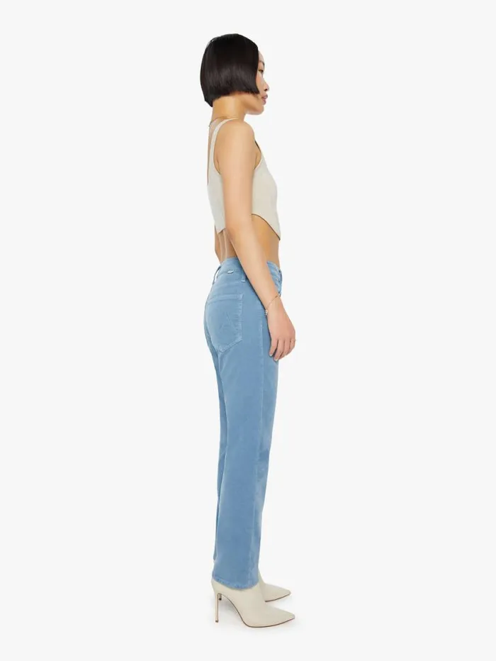 Women Straight Mother Denim PETITES The Lil039 Hiker Hover Blue