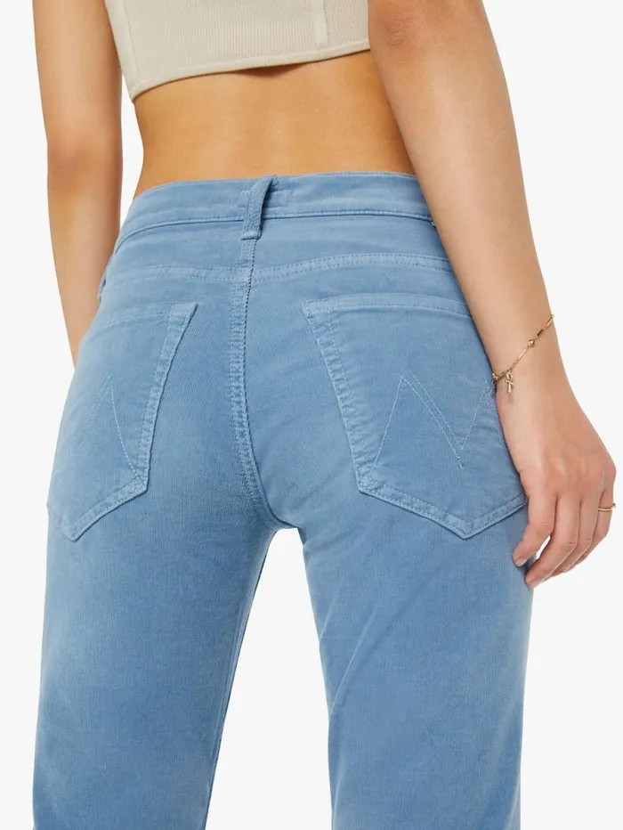 Women Straight Mother Denim PETITES The Lil039 Hiker Hover Blue