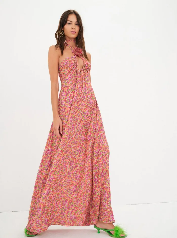 Women Suzette Maxi Dress Pink For Love and Lemons Dresses Women Suzette Maxi Dress Pink For Love and Lemons Dresses