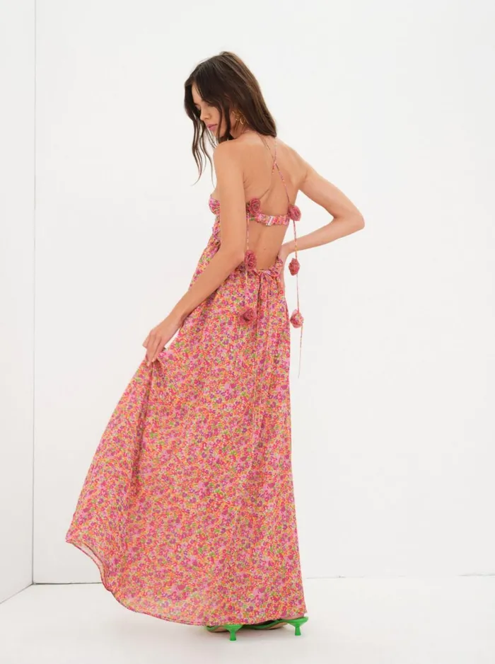 Women Suzette Maxi Dress Pink For Love and Lemons Dresses Women Suzette Maxi Dress Pink For Love and Lemons Dresses