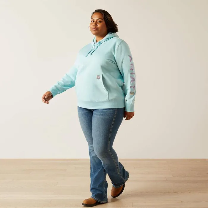 Women Sweatshirts and Hoodies Ariat Rebar Graphic Hoodie Aquaticpastel Lilac Women Sweatshirts and Hoodies Ariat Rebar Graphic Hoodie Aquaticpastel Lilac