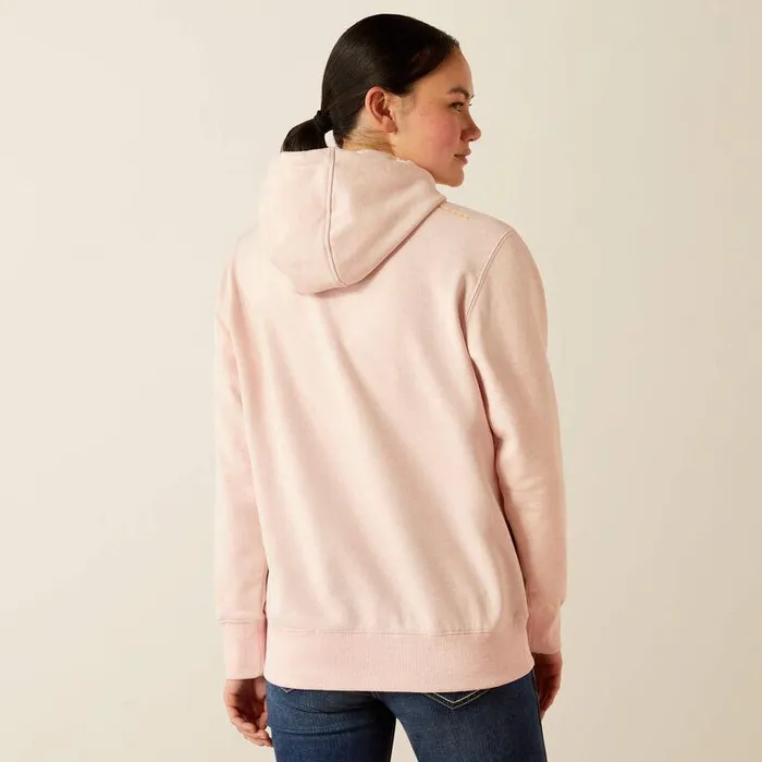 Women Sweatshirts and Hoodies Ariat Rebar Graphic Hoodie Powder Pinklavender Lustre Women Sweatshirts and Hoodies Ariat Rebar Graphic Hoodie Powder Pinklavender Lustre