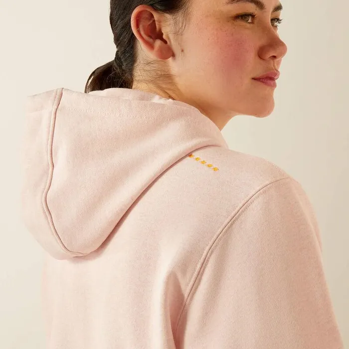 Women Sweatshirts and Hoodies Ariat Rebar Graphic Hoodie Powder Pinklavender Lustre Women Sweatshirts and Hoodies Ariat Rebar Graphic Hoodie Powder Pinklavender Lustre