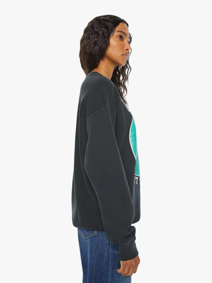 Women Sweatshirts Mother Denim Led Zeppelin Sweatshirt Black charcoal