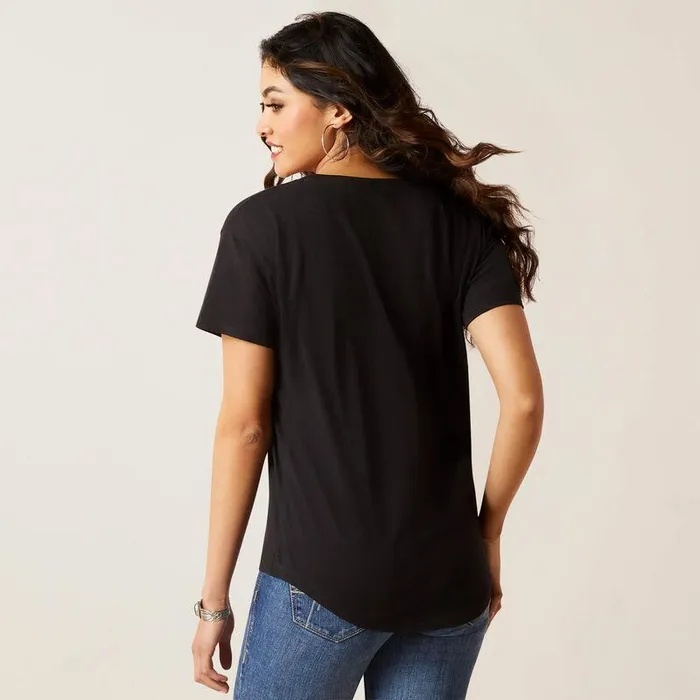 Women TShirts and Tops Ariat Ariat Viva Mexico TShirt Black
