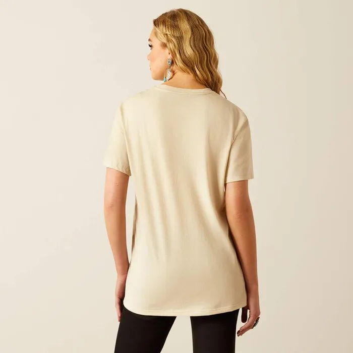 Women TShirts and Tops Ariat Ariat Western Wear TShirt Natural Women TShirts and Tops Ariat Ariat Western Wear TShirt Natural