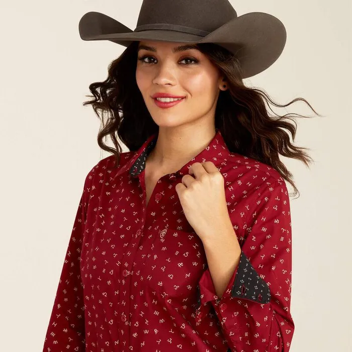 Women TShirts and Tops Ariat Kirby Stretch Shirt Cattle Brand Women TShirts and Tops Ariat Kirby Stretch Shirt Cattle Brand
