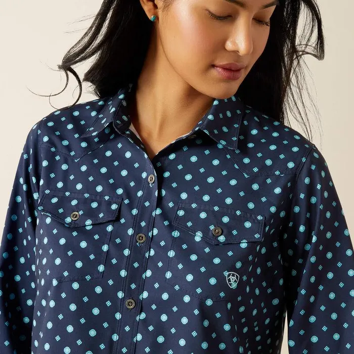 Women TShirts and Tops Ariat Western VentTEK Stretch Shirt Foulard Women TShirts and Tops Ariat Western VentTEK Stretch Shirt Foulard