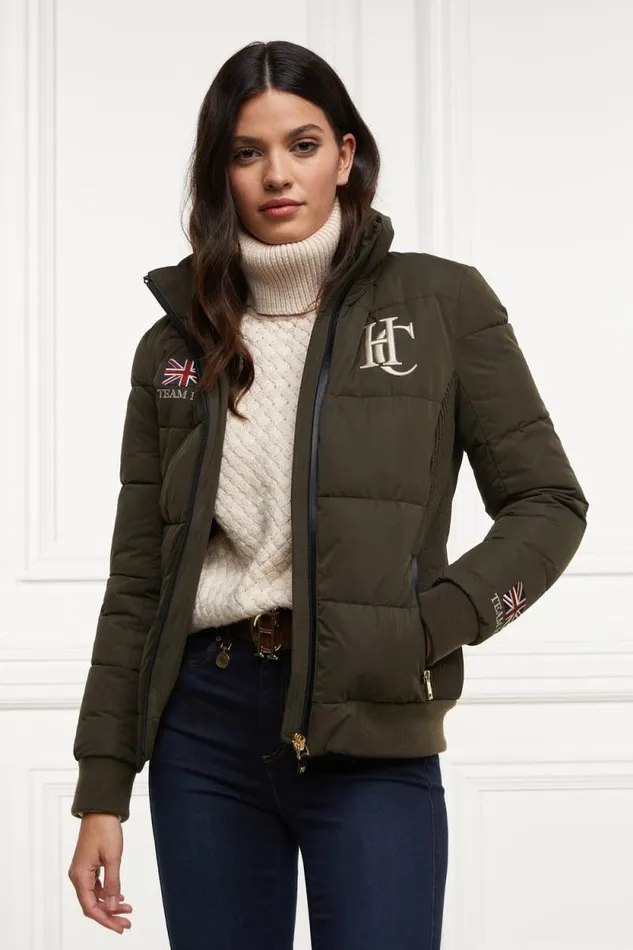 Women Team Padded Jacket Khaki Holland Cooper Jackets