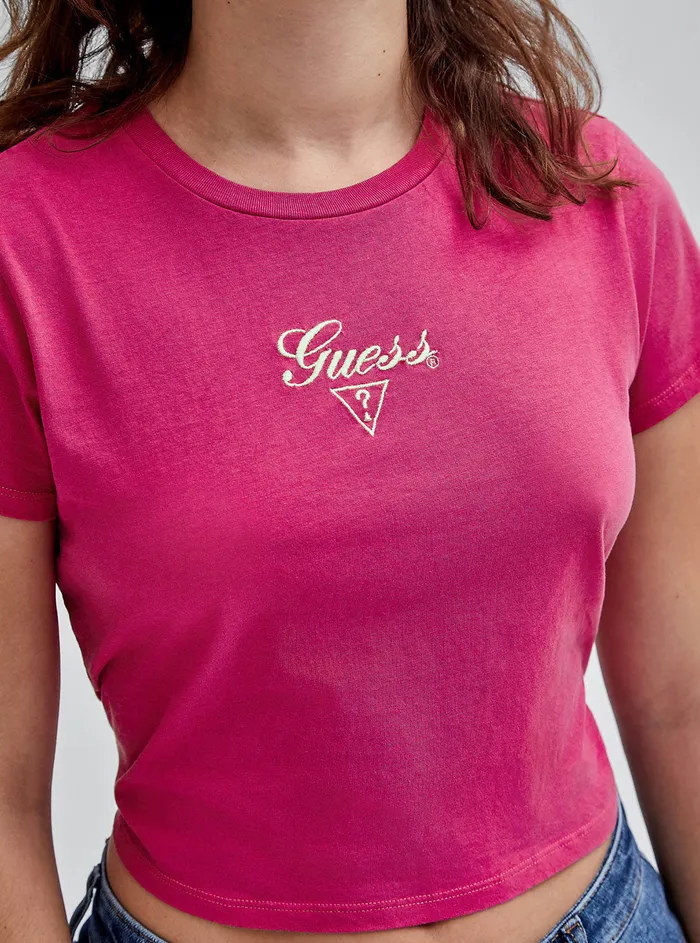 Women Tees and Tanks GUESS Guess Originals Berry Taylor Vintage Baby Tshirt Women Tees and Tanks GUESS Guess Originals Berry Taylor Vintage Baby Tshirt