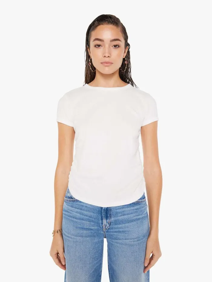 Women Tees Tanks Mother Denim The It039s A Cinch White