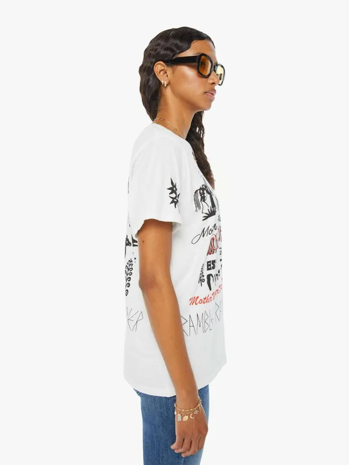 Women Tees Tanks Mother Denim The Rowdy Grey