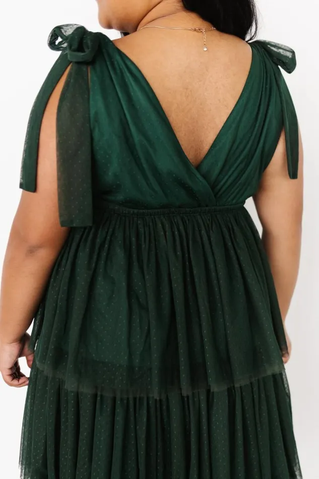 Women Tessa Tiered Tulle Tank Dress Dark Green Baltic Born Tulle Styles Women Tessa Tiered Tulle Tank Dress Dark Green Baltic Born Tulle Styles