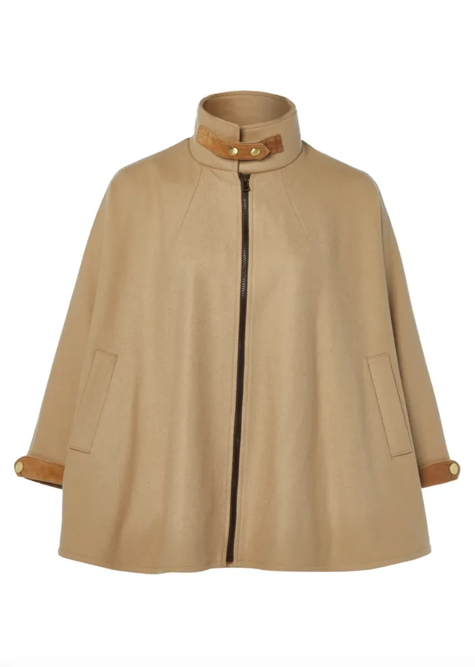 Women The Classic Cape Camel Holland Cooper Tailoring