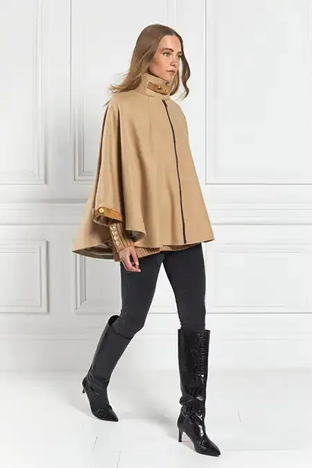 Women The Classic Cape Camel Holland Cooper Tailoring