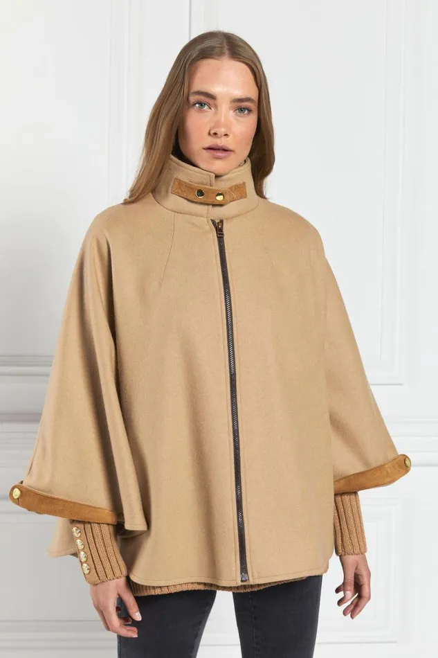 Women The Classic Cape Camel Holland Cooper Tailoring