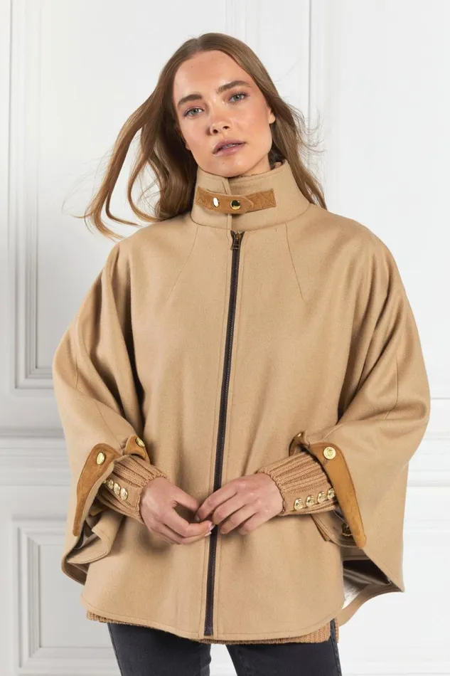Women The Classic Cape Camel Holland Cooper Tailoring