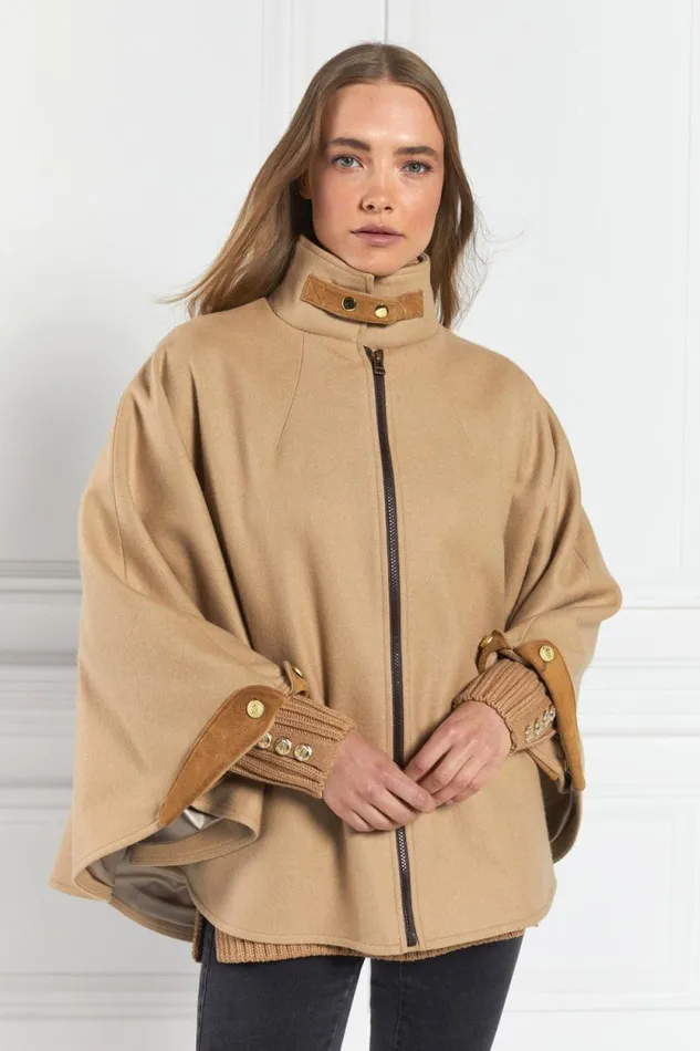 Women The Classic Cape Camel Holland Cooper Tailoring