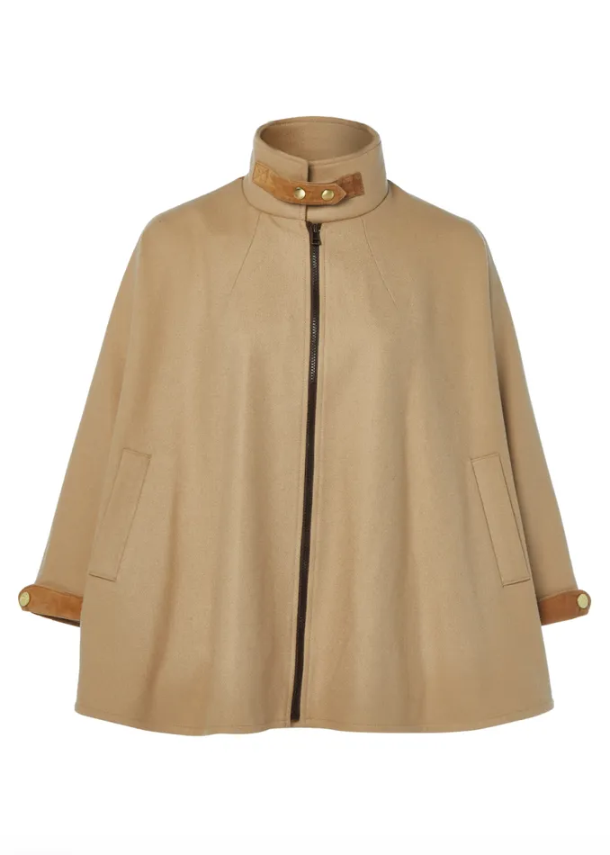 Women The Classic Cape Camel Holland Cooper Tailoring