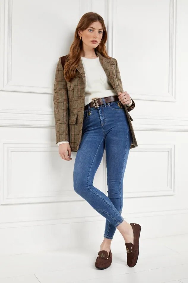 Women The Driving Loafer Chocolate Holland Cooper Loafers