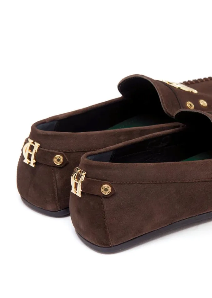 Women The Driving Loafer Chocolate Holland Cooper Loafers