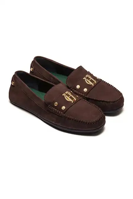 Women The Driving Loafer Chocolate Holland Cooper Loafers
