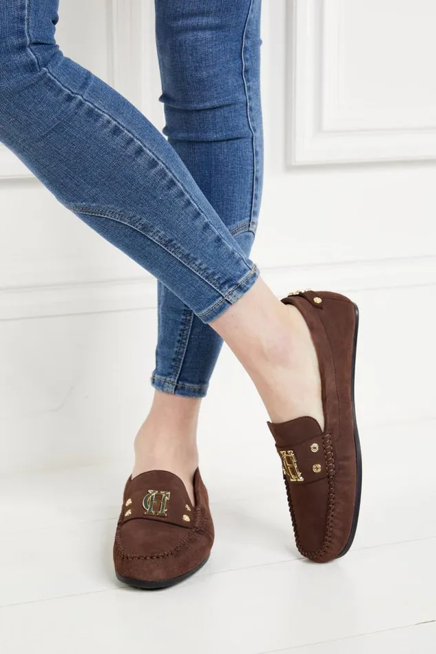 Women The Driving Loafer Chocolate Holland Cooper Loafers
