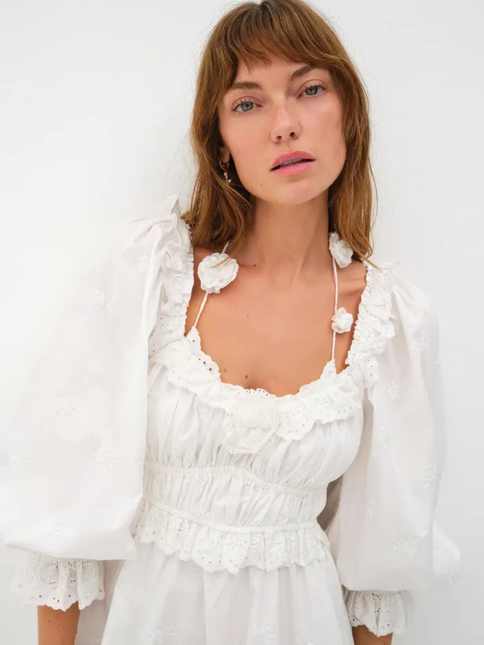 Women Tiana Mini Dress White For Love and Lemons Dresses Women Tiana Mini Dress White For Love and Lemons Dresses