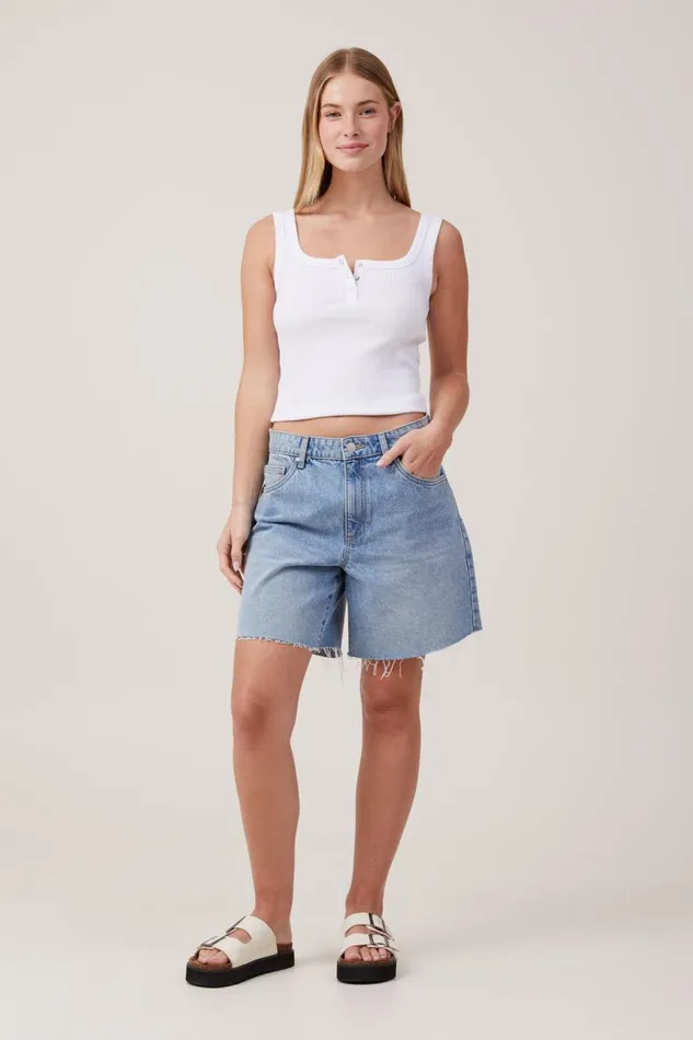 Women Tops Cotton On Rory Henley Tank White