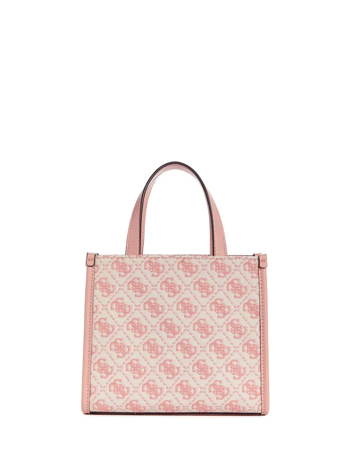 Women Tote Bags GUESS Salmon Logo Izzy Mini Tote Bag