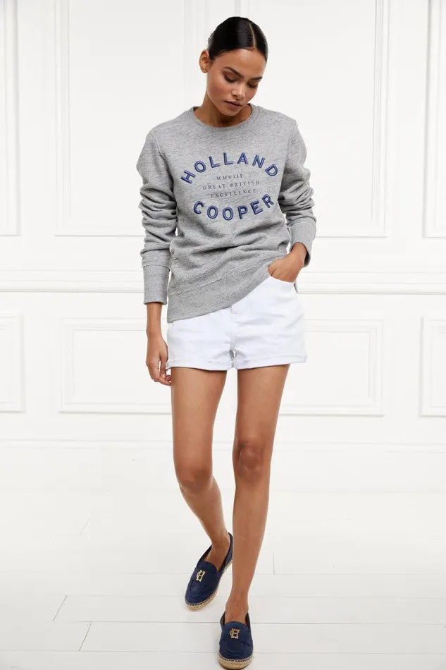 Women Varsity Crew Grit Marl Holland Cooper Sweatshirts Women Varsity Crew Grit Marl Holland Cooper Sweatshirts