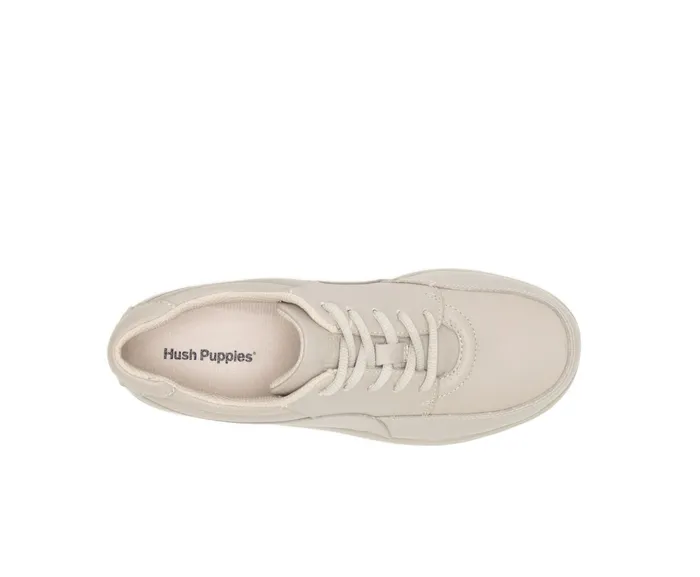 Women Walking Shoes Hush Puppies Power Walker Taupe Leather