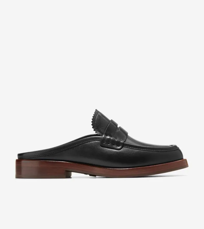 Women Women039s CHELBY MULE Black Cole Haan Loafers and Drivers