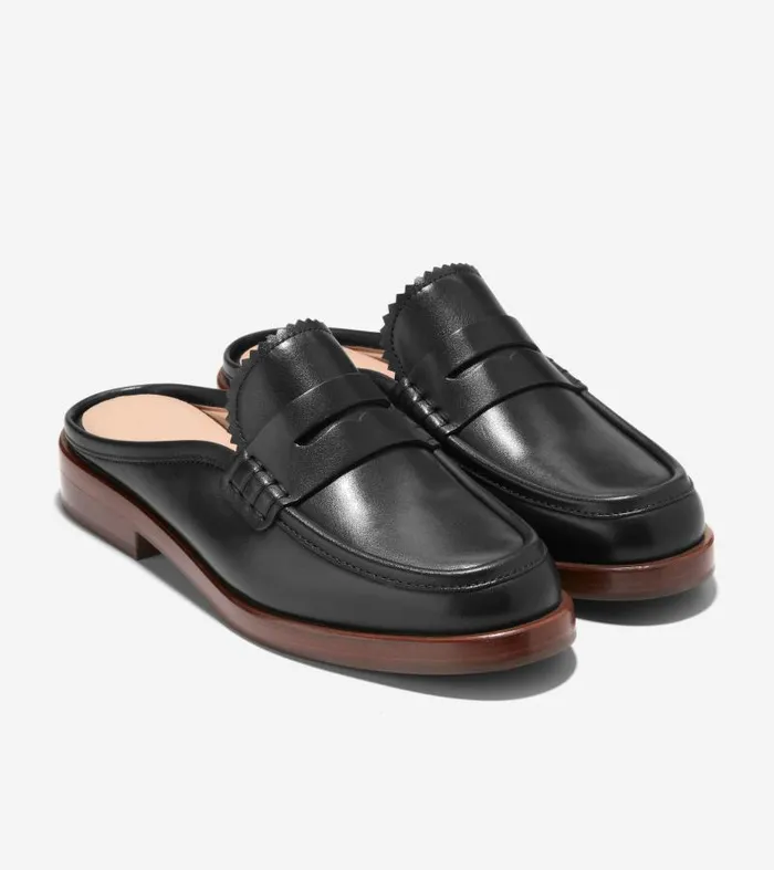 Women Women039s CHELBY MULE Black Cole Haan Loafers and Drivers Women Women039s CHELBY MULE Black Cole Haan Loafers and Drivers