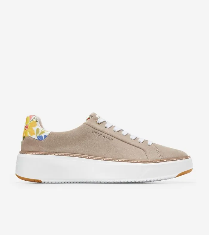 Women Women039s GrandPr Topspin Sneaker Beige Cole Haan Tennis