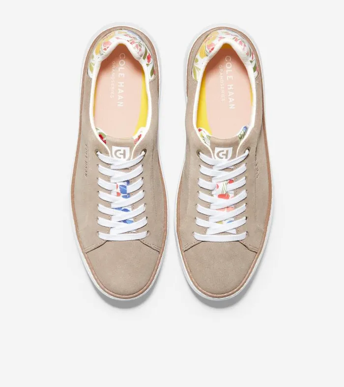 Women Women039s GrandPr Topspin Sneaker Beige Cole Haan Tennis