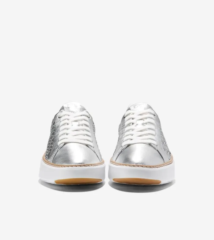 Women Women039s GRANDPR TOPSPIN SNEAKER Silver Cole Haan Sneakers Women Women039s GRANDPR TOPSPIN SNEAKER Silver Cole Haan Sneakers