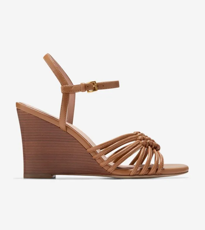 Women Women039s JITNEY KNOT WEDGE Brown Cole Haan Sandals