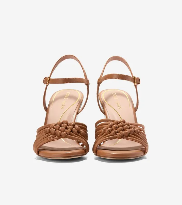 Women Women039s JITNEY KNOT WEDGE Brown Cole Haan Sandals