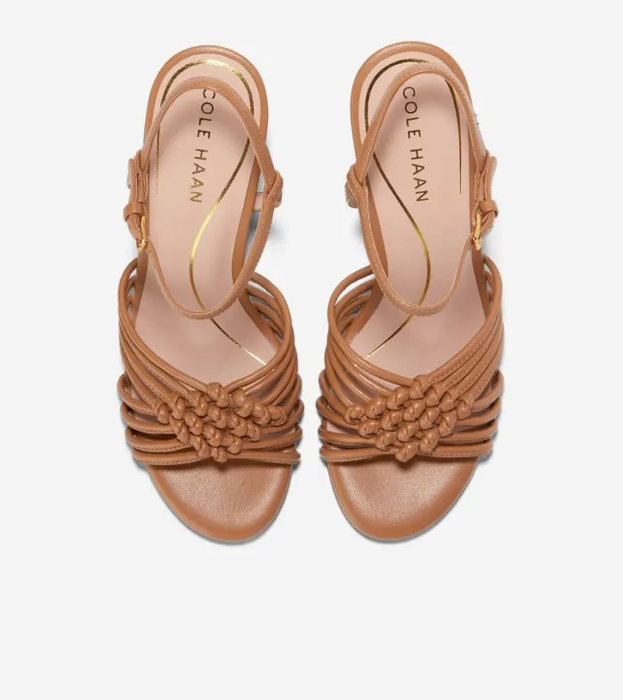 Women Women039s JITNEY KNOT WEDGE Brown Cole Haan Sandals