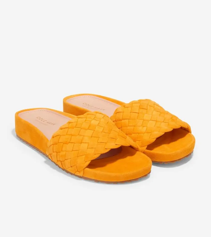 Women Women039s Mojave Slide Sandal Yellow Cole Haan Sandals