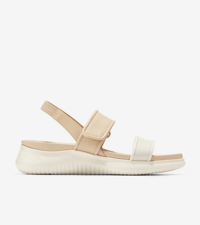 Women Women039s ZERGRAND MERITT SANDAL Beige Cole Haan Sandals
