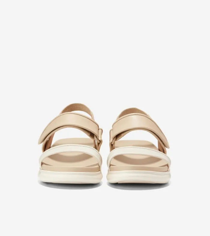 Women Women039s ZERGRAND MERITT SANDAL Beige Cole Haan Sandals
